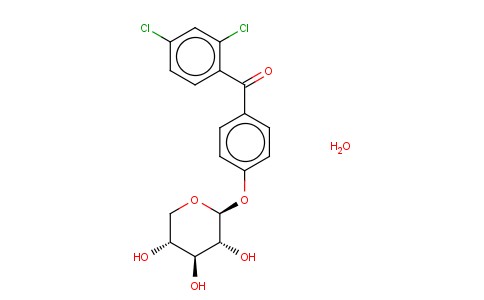 (2,4-DICHLOROPHENYL)(4-(BETA-D-XYLOPYRANOSYLOXY)PHENYL)METHANONE HEMIH YDRATE